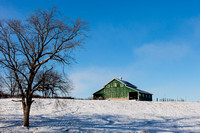 Green Barn on the Hill